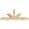 Ekena Millwork Saratoga Rough Sawn Timber Gable Bracket, Douglas Fir, 84"W x 45"H x 6"D x 6"F, 13/12 Pitch GBW084X45X0606SAR00RDF - alternate 3